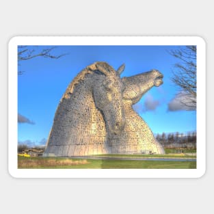 the Kelpies , Helix Park , Falkirk , Scotland Sticker